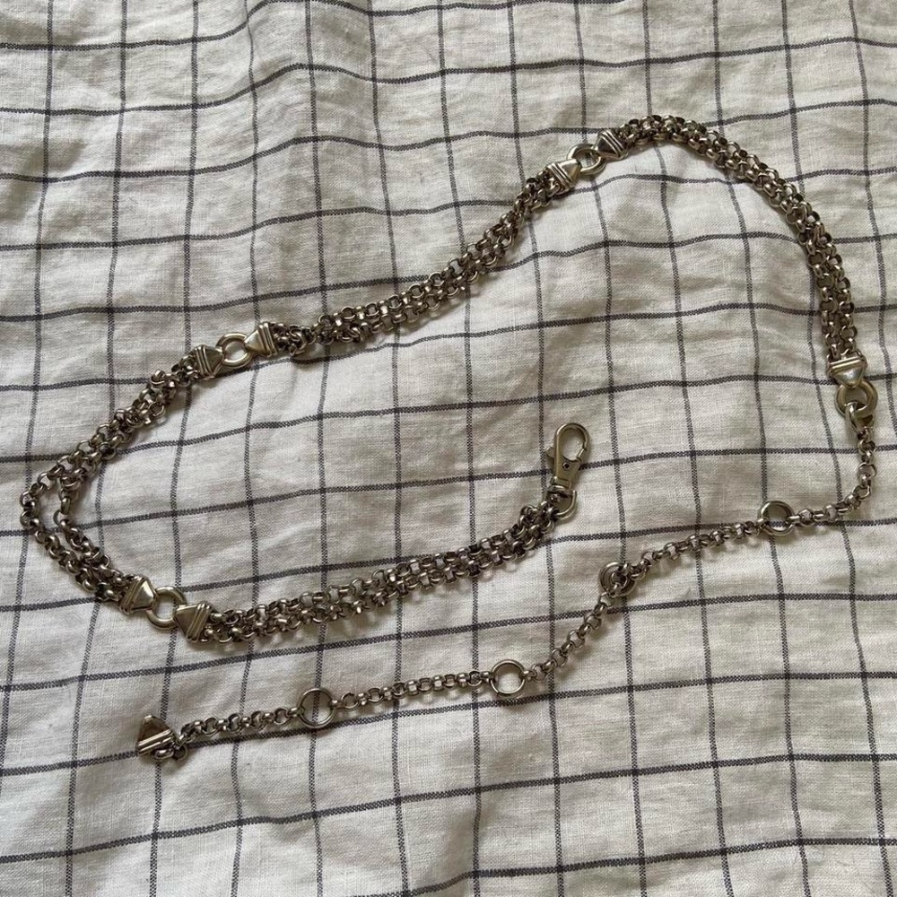 Vintage Silver-toned Chain Belt